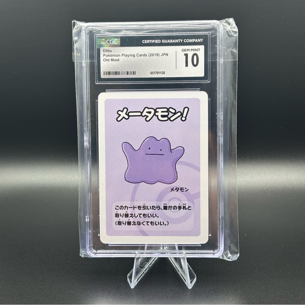 Pokémon Graded Card Ditto CGC 10 Rare TCG Collectible